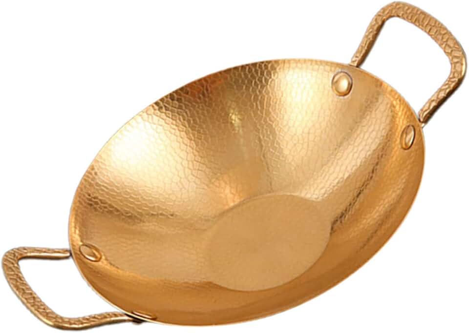 Stainless Steel Double Handle Hot Pot for Cooking