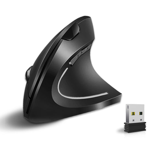 Wireless ergonomic vertical optical mouse with 6 buttons