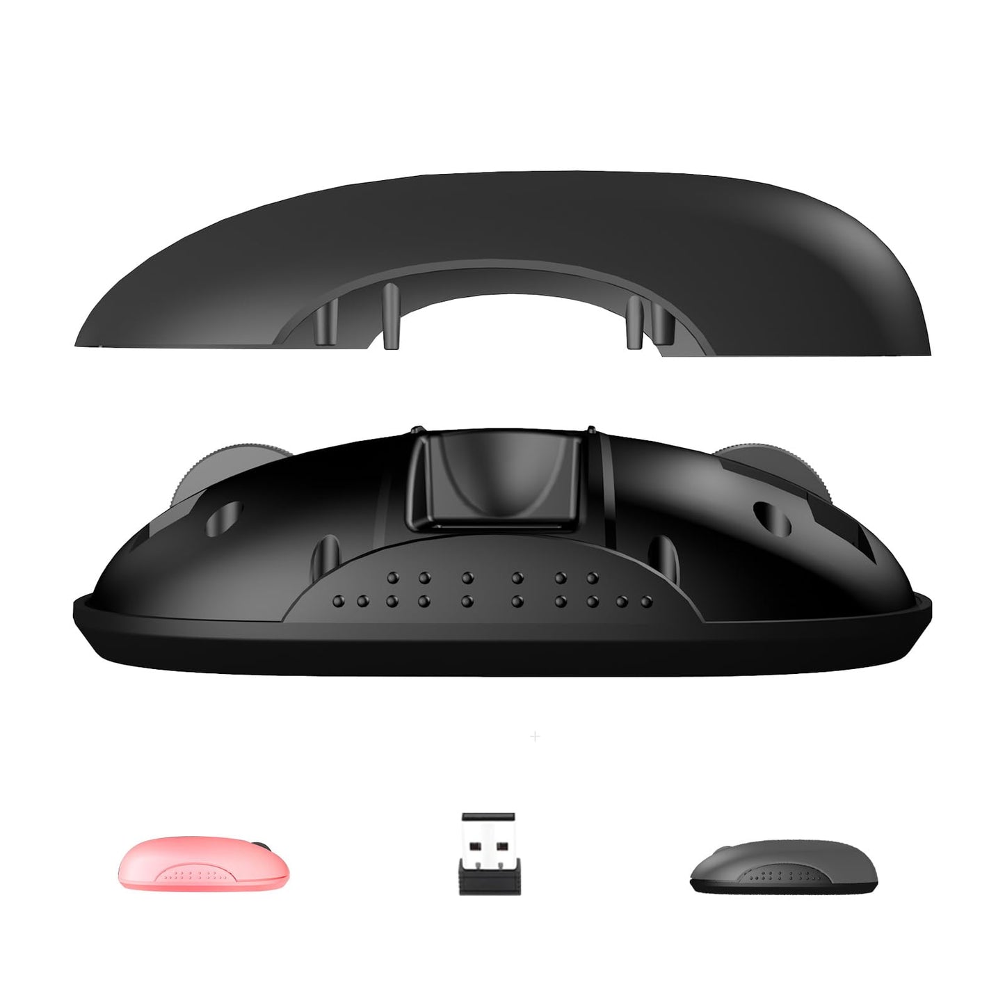 Wireless Mouse with Quiet Click and Bluetooth