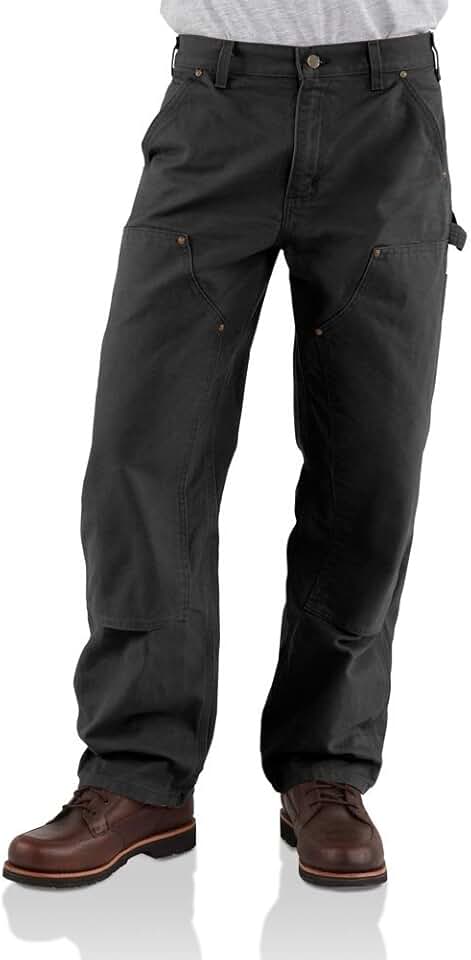 Men's Loose Fit Washed Duck Work Pants