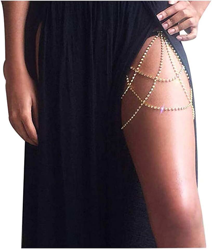 Sexy Rhinestone Body Chain for Thigh and Leg Accessories