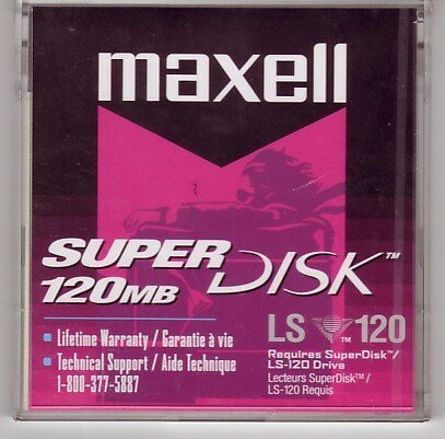 LS-120 SUPERDISK-120MB 3.5IN RETAIL PK 5PK ( 570350 )