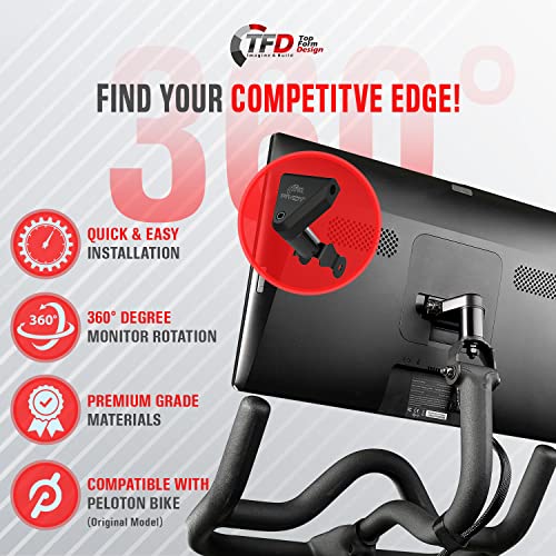 The Pivot for Peloton Bikes (Original Models), Made in USA | 360 Movement Monitor Adjuster - Easily Adjust & Rotate Your Peloton Screen | Peloton Accessories