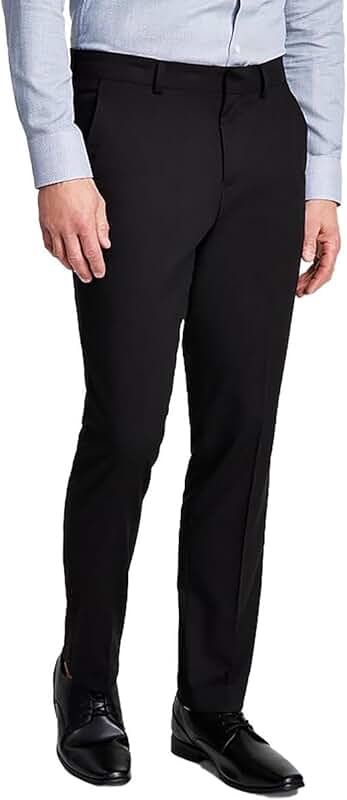 Black men's suit pants, size 36W x 32L