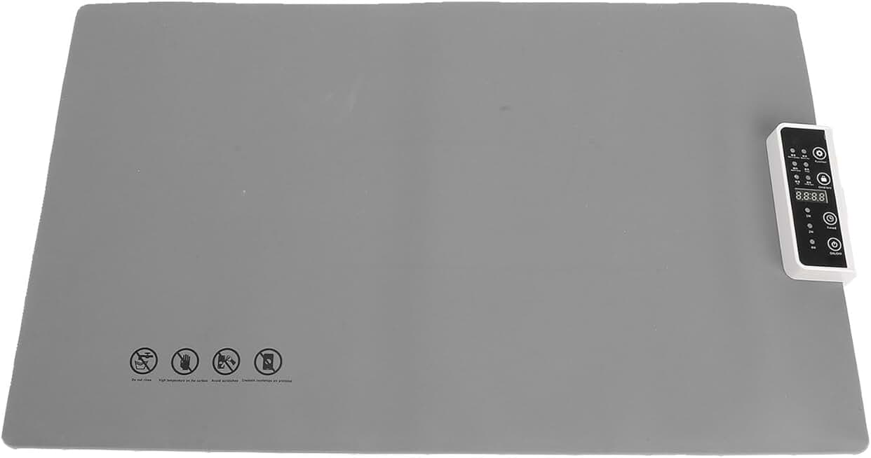 Foldable Silicone Food Warming Mat with Timer