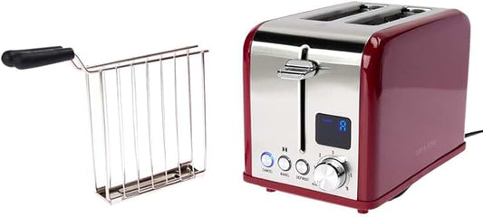 Digital 2-Slice Toaster with Sandwich Cage