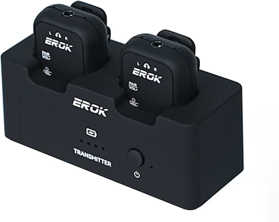 Wireless In-Ear Monitor System with Charging Base