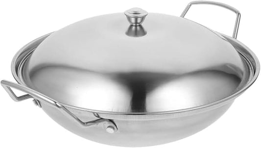Stainless Steel Cookware Set with Anti-Scald Design