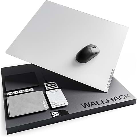 Large Glass Gaming Mouse Pad for Speed and Control