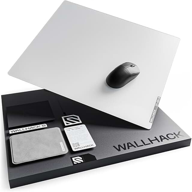Large Glass Gaming Mouse Pad for Speed and Control