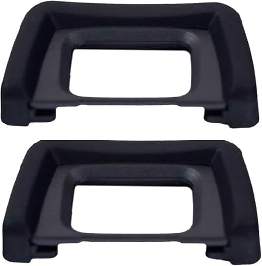 Two Eyepiece Eye Cups for Nikon D5000, D5100, D3000, D3100