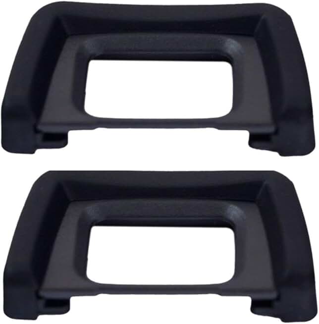 Two Eyepiece Eye Cups for Nikon D5000, D5100, D3000, D3100