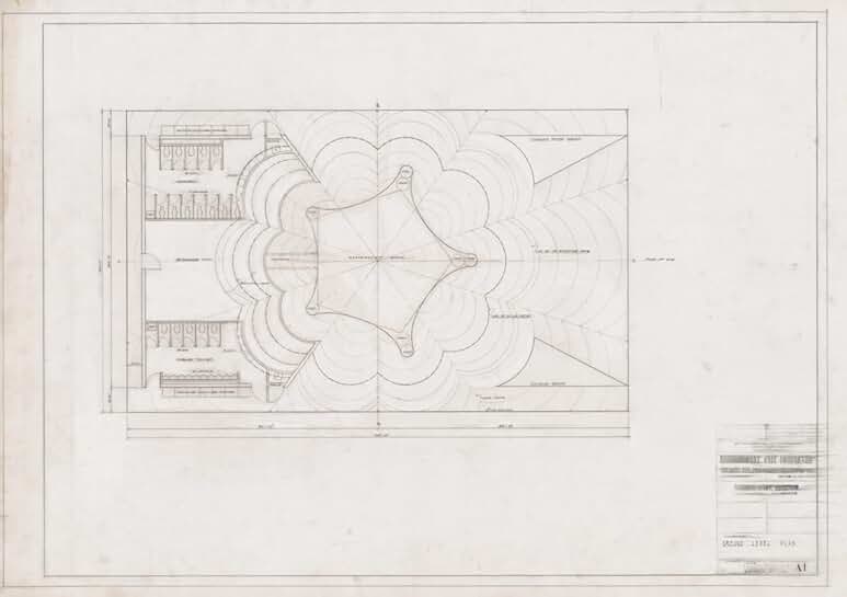 Refreshment stand plan at 1964-65 New York World's Fair