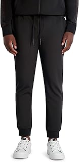 Men's casual pants with drawstring waist and pockets
