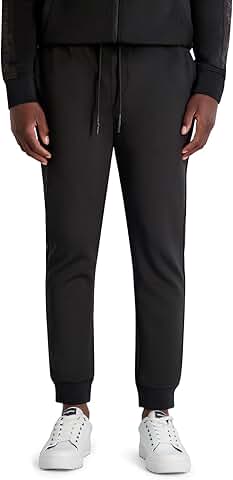 Men's casual pants with drawstring waist and pockets