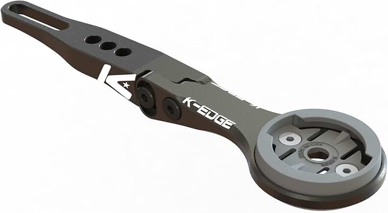 Integrated Handlebar Mount for Bicycle GPS in Black