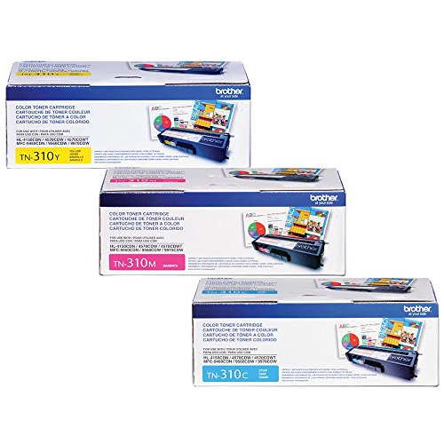 TN-310 Standard Yield Toner Cartridge Set Colors Only (CMY)