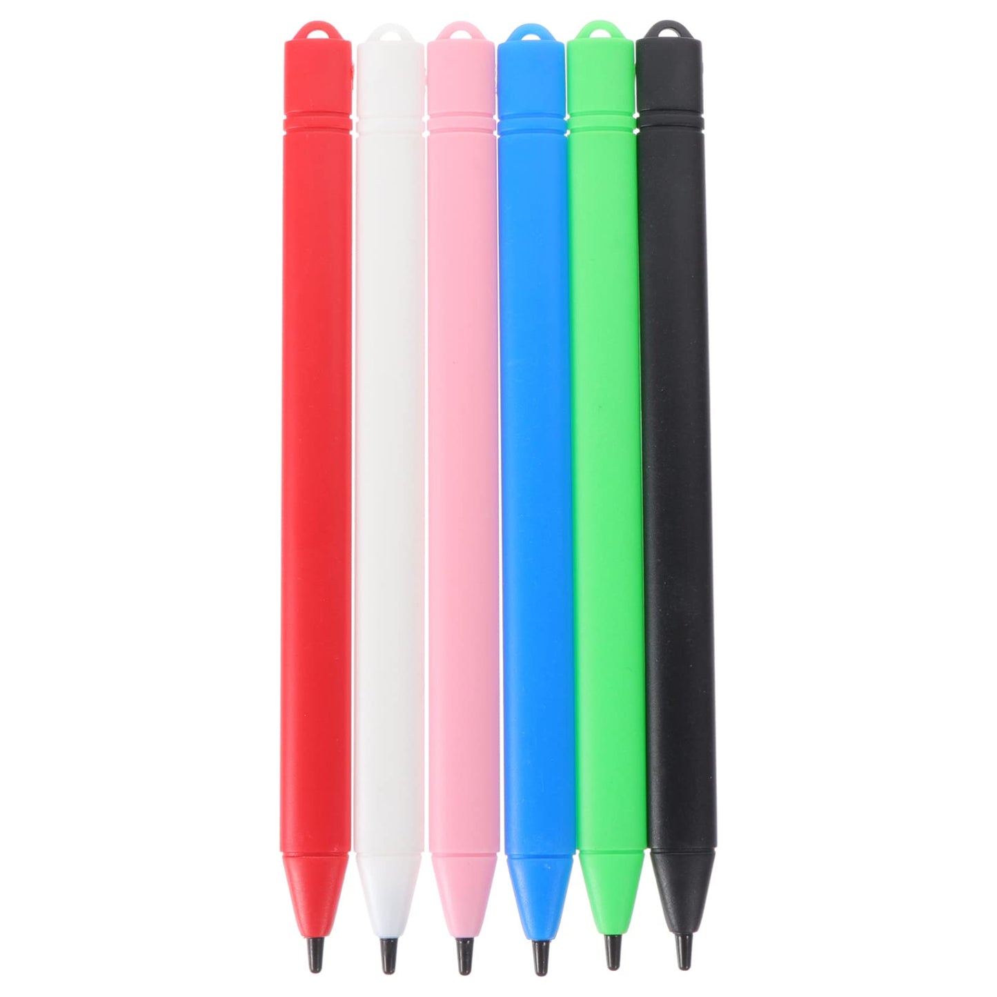 Six Replacement Stylus Pens for LCD Writing Tablets