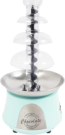 4-Tier Electric Chocolate Fountain with 2.2lb Capacity