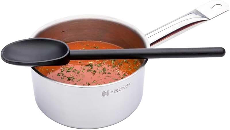 12-Inch Heat-Resistant Cooking Spoon for Baking and Stirring
