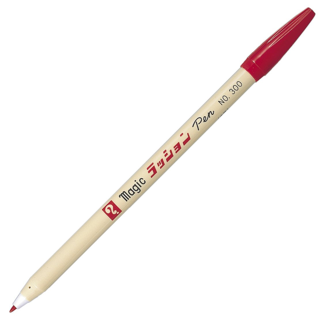 Red water-based pens, 5 pieces