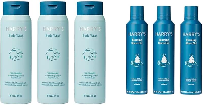 Men's Body Wash and Shaving Gel Pack