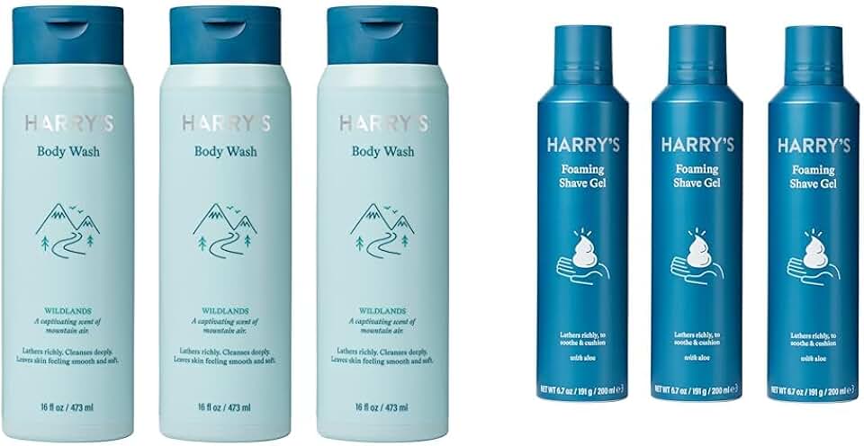 Men's Body Wash and Shaving Gel Pack