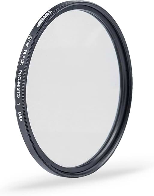 72mm Black Pro-Mist Filter for Portrait Photography and Video