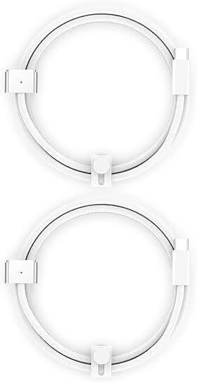 Magnetic USB C Charger Cable, 6.6ft, 2 Pack