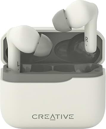 Lightweight True Wireless Earbuds with Noise Cancellation and 32-Hour Playtime