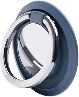 Blue 360° Phone Grip Ring Holder with Kickstand