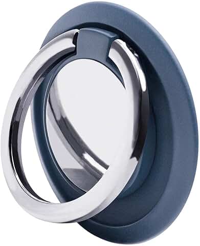 Blue 360° Phone Grip Ring Holder with Kickstand