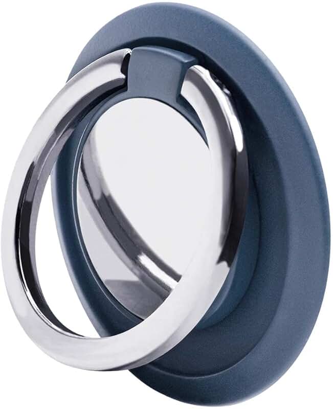 Blue 360° Phone Grip Ring Holder with Kickstand