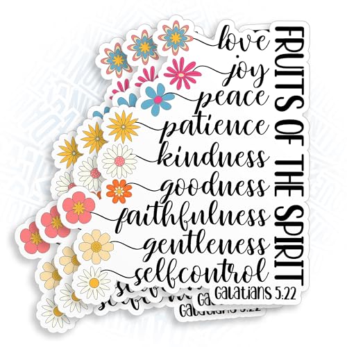 Galatians 5:22 Spirit Fruit Vinyl Sticker, 2"