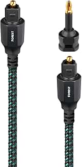 2.46 ft. Green Toslink Fiber Optic Digital Audio Cable