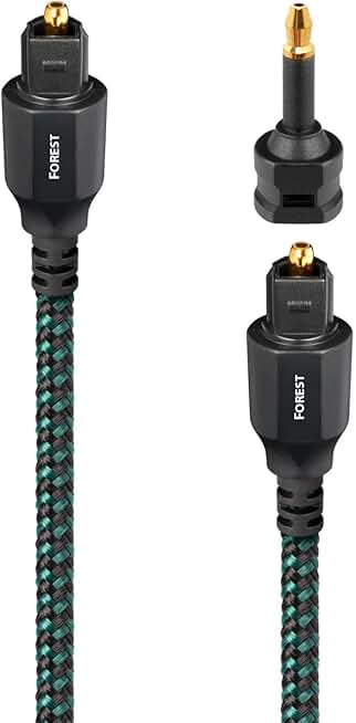 2.46 ft. Green Toslink Fiber Optic Digital Audio Cable