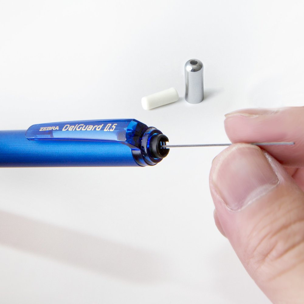 White 0.5mm Mechanical Pencil with Lead Refill