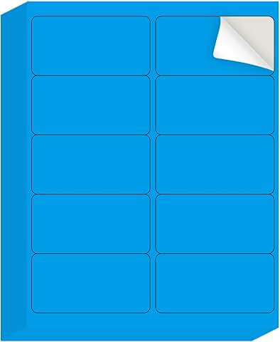 2x4 Inch Printable Mailing Labels with Permanent Adhesive
