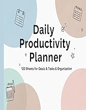 Daily Planner with 120 Sheets for Goals and Tasks