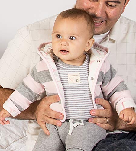 girls Sweatshirts, Lightweight Zip-up Jackets & Coats,  Cotton Hooded Sweatshirt, Blossom Abc, 6 Months US