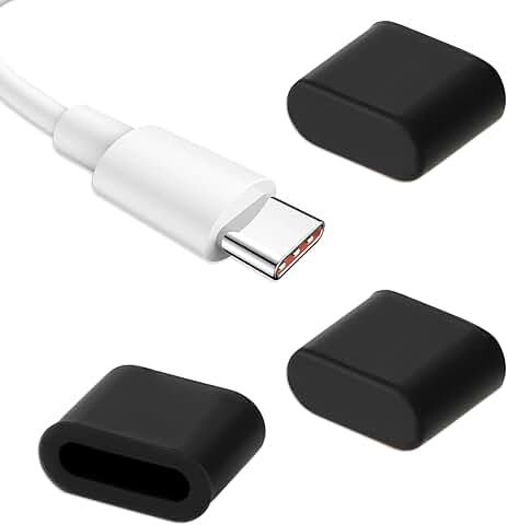 20 Pack Silicone USB C Dust Caps for Charging Ports