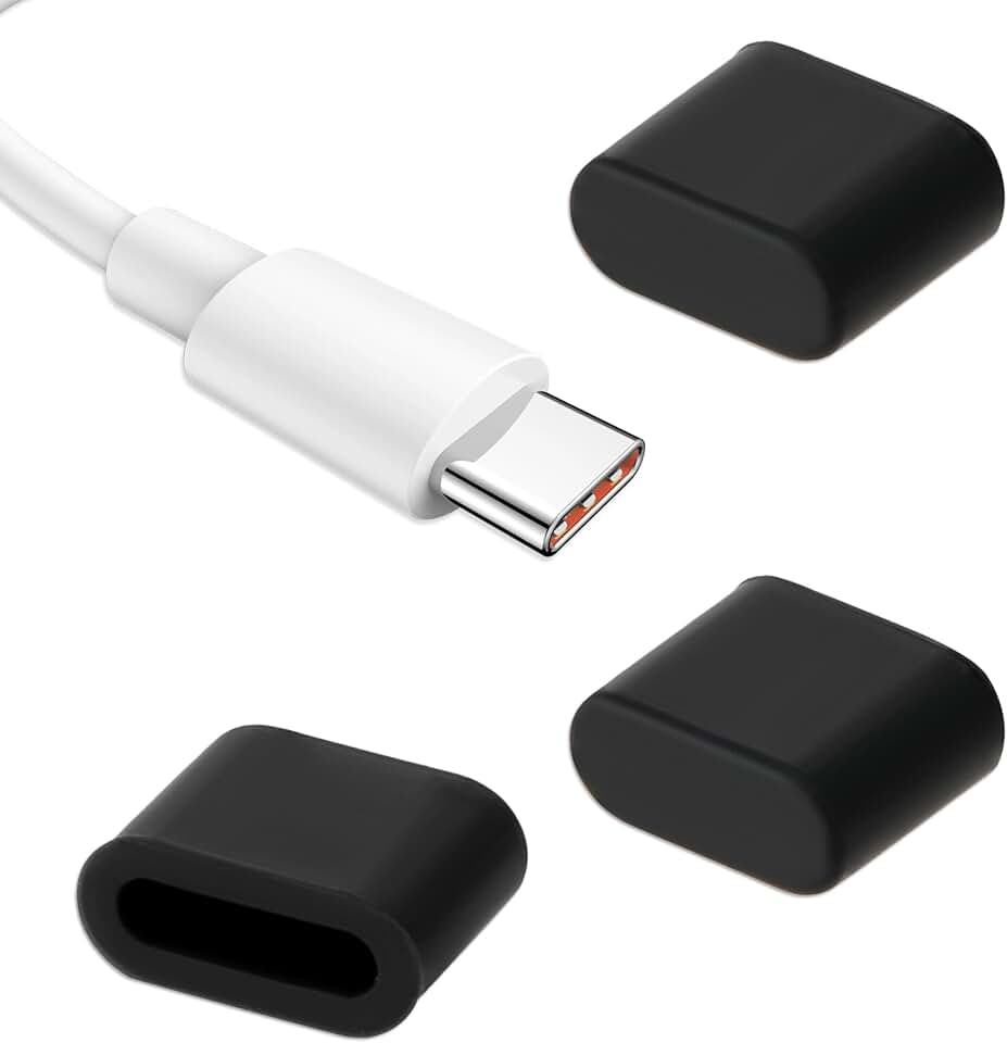 20 Pack Silicone USB C Dust Caps for Charging Ports