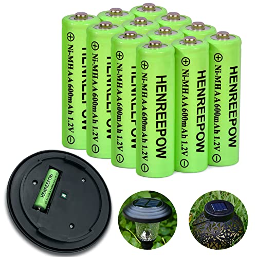 Ni-MH AA Rechargeable Batteries, 12 Pack