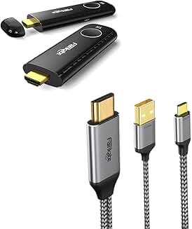 Wireless HDMI Transmitter and Receiver for USB C Displays