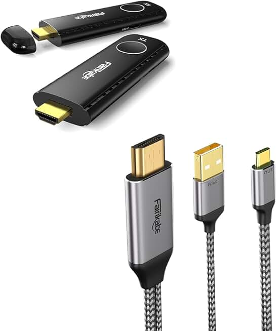 Wireless HDMI Transmitter and Receiver for USB C Displays