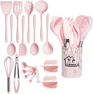 Elegant 18-Piece Non-Stick Silicone Kitchen Utensil Set