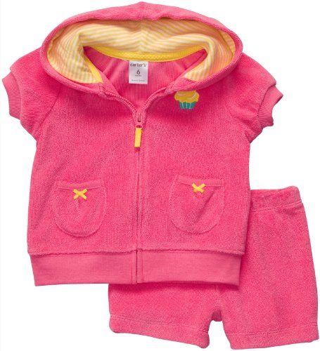 Baby Girls' Quick & Cute Cardigan Set - Pink -