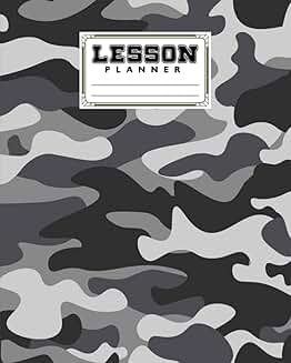 Elementary and high school lesson planner with 121 pages