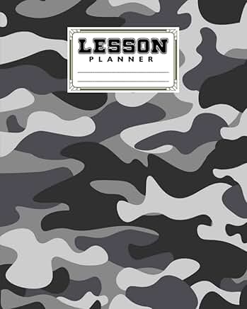 Elementary and high school lesson planner with 121 pages