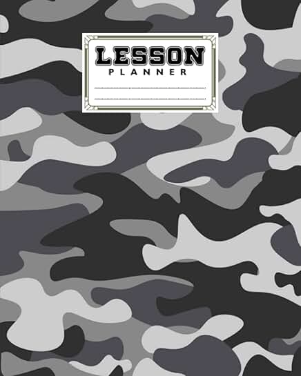Elementary and high school lesson planner with 121 pages